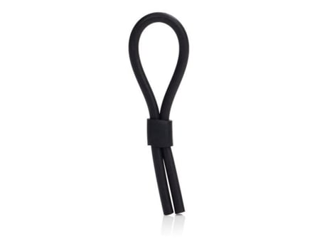 Cockring - California Exotic - Lasso Stud - Silicone - Ajustável - Preto