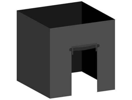 Pack 4 Toldos Laterais para Tendas REGALOS MIGUEL  3L1P (3x3 m - Preto)