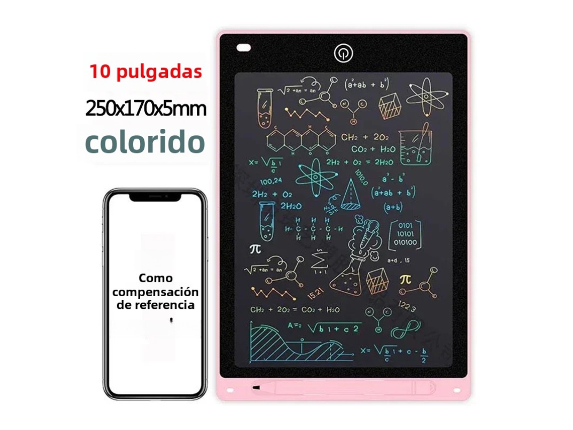 Tablet De Escrita Lcd (10 Polegadas, Cor B), Prancheta De Desenho, Quadro Para Rabiscos E Esboços Infantis, Quadro Negro De Brinquedo