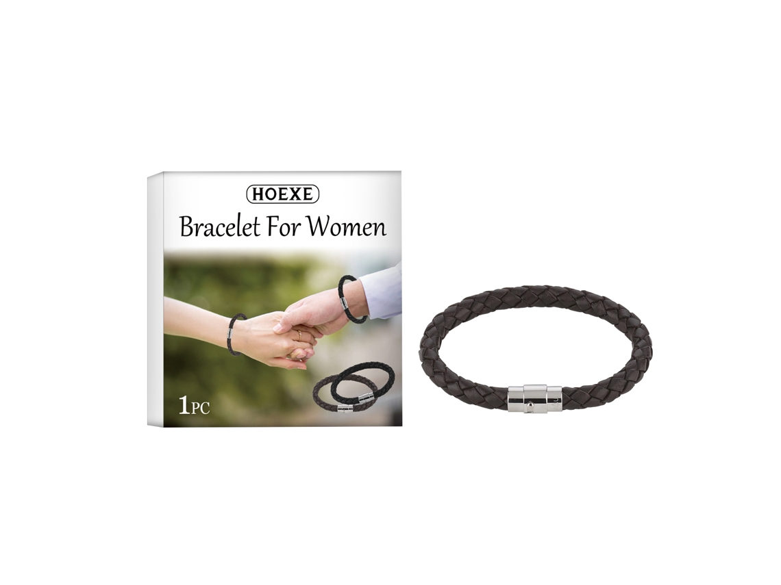 Pulseira de Casal Feminina Marrom para Momentos Especiais Acessório de Moda LAXISCREED
