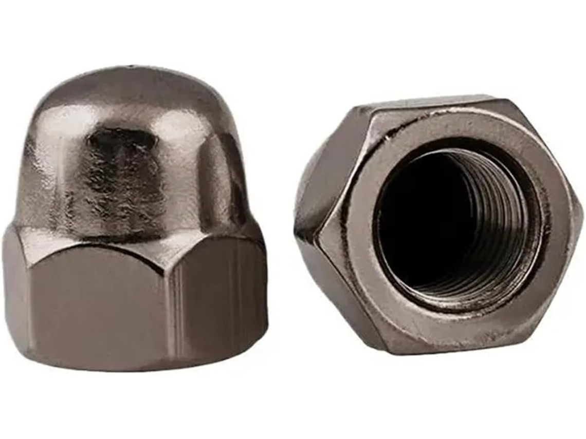 Porca Sextavada Em Aço Carbono, Inoxidável, 5-20 Peças/lote Din1587,