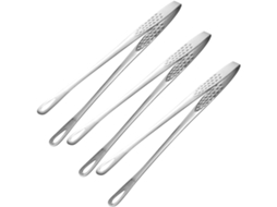 Conjunto De 3 Pinças Para Churrasco Em Aço Inoxidável, Design Ergonômico Antiderrapante, Acessórios De Cozinha Para