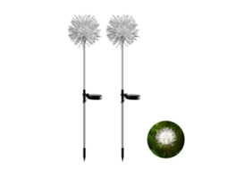 Luz Solar Decorativa Jardim Dandelion Lampada Exterior Balcão Gramado