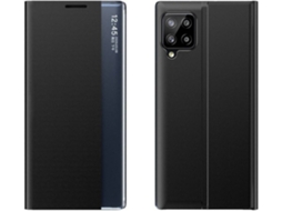 Capa Samsung Galaxy A22 LMOBILE Flip Cover Preto