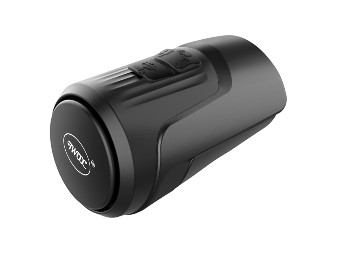 Buzina AQUAFORGE elétrica 1 modo recarregável USB com alarme antifurto para guidão, Mtb, estrada, patinete e diário