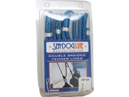 Corda de Para-Lama de Nylon Trançado Duplo Azul 1 Cm X 2 Msea-Dog Line