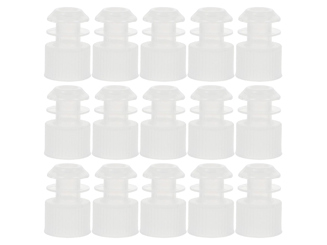 Rolhas De Plástico Healvian Para Tubos Ensaio, 12mm, Vedação Hermética, Conjunto Com 100 Unidades, Multicoloridas