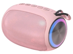Alto Falante Bluetooth 5w Portátil Vários Modos De Reprodução Null2 Rosa Yizhood