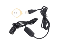 Mini lâmpada de spot Led dimmável usb 5v 4000k luz natural com cabo 2m para vitrines e armários | S/MARCA