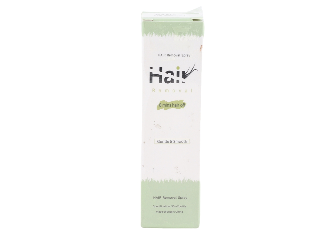 Pansly Spray Depilatório Suave 30ml Para Pernas E Braços Eliminação De Cabelo Em 8 Minutos