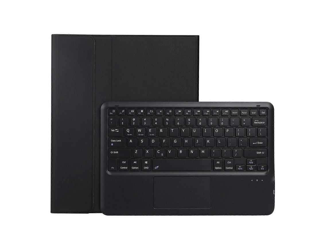 Capa De Couro Para Tablet Com Teclado Bluetooth Divisível A970-a Para Samsung Galaxy Tab S8+ / S7 Fe T730 / S7+ T970 / T975, Com Touchpad E Suporte.