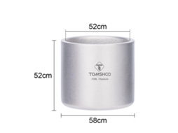 Caneca de Viagem Térmica Metal Leve Durável para Bebidas
