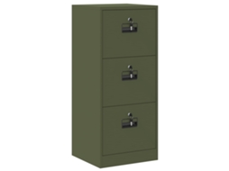 Armário de Arquivo com Gaveta Verde Oliva 44x50x106.5 cm MAISON EXCLUSIVE