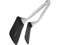 Pinça Longa Para Churrasco Fomiyes Em Aço Inoxidável Com Cabeça De Silicone Antiderrapante Cozinhar Segurança Ao Ar
