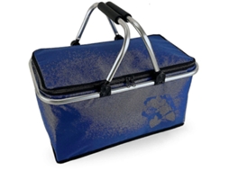 Cesta de Compras Dobrável com Bolsa Térmica Isolada. GOKOCO