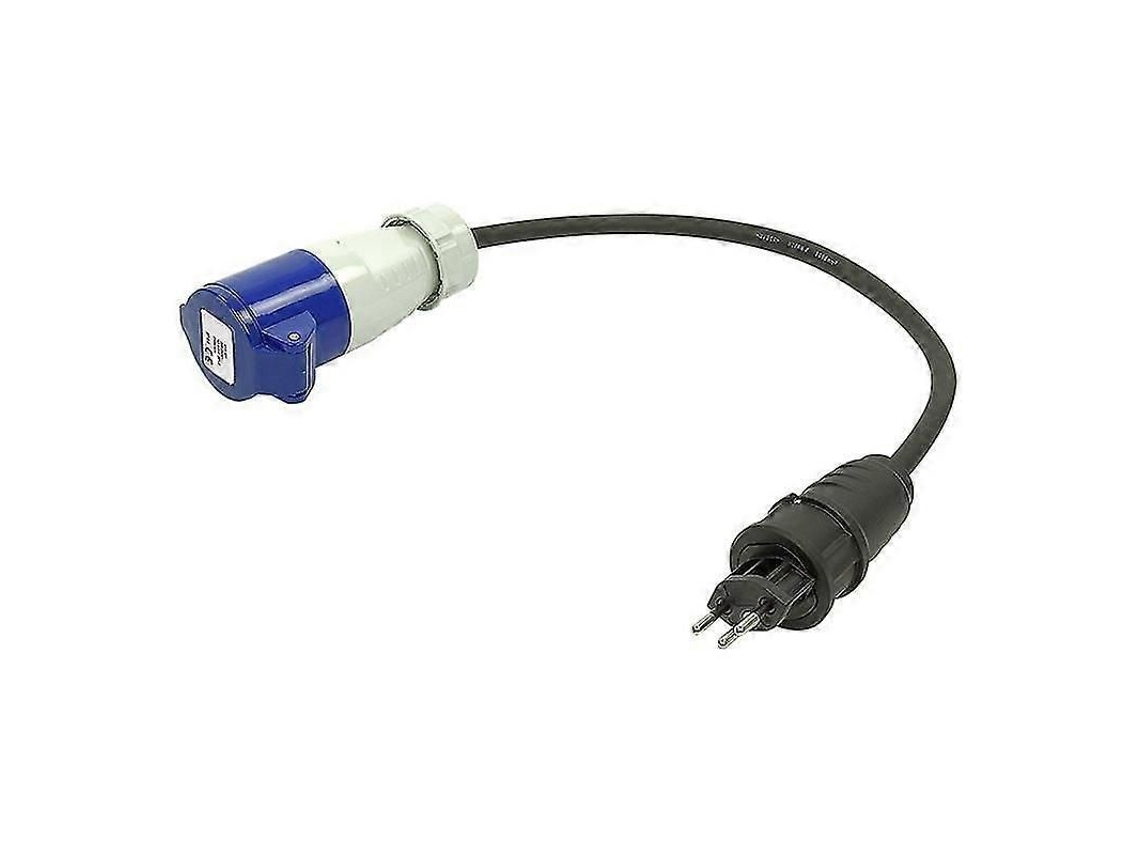 Cabo Adaptador 40cm Conectores 3x1,5mm Ficha Suíça para Cee CHARM