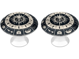 Conjunto De 2 Puxadores Aço Inoxidável Para Armários Cozinha, Com Design Personalizado De Signo Astrológico Ideais Para