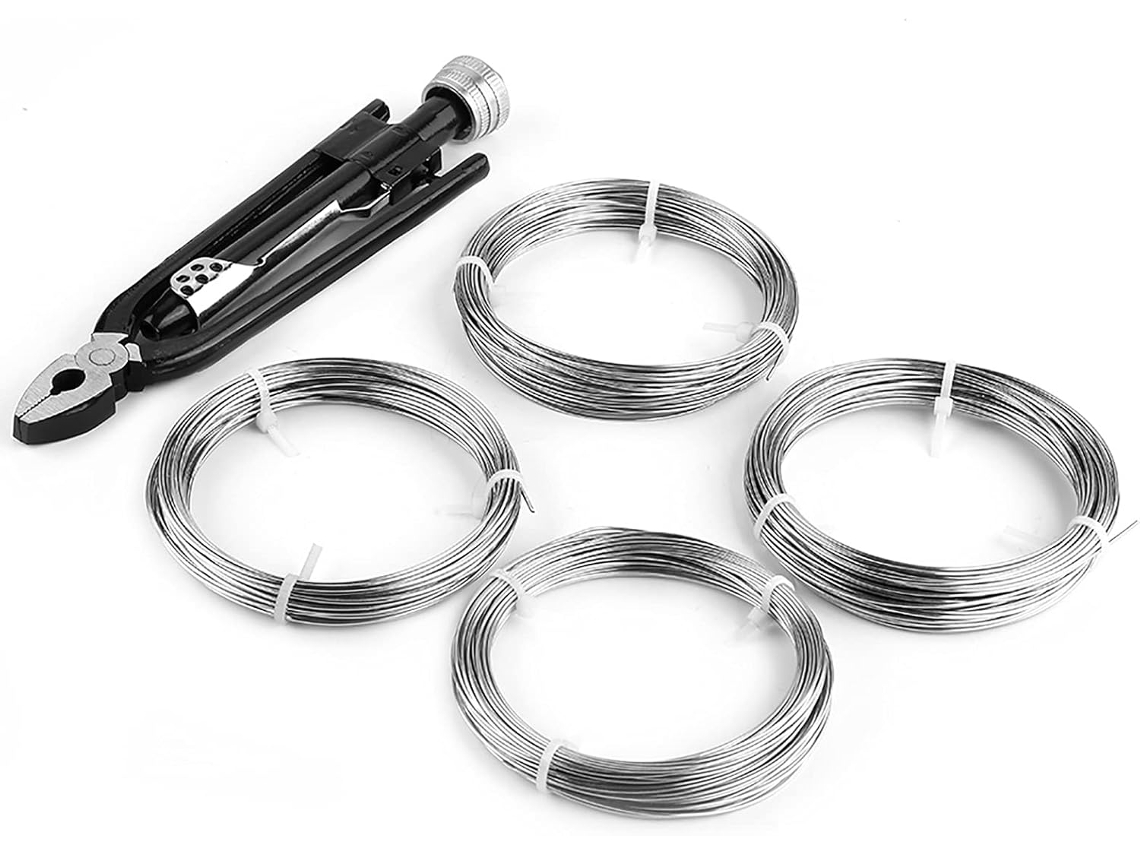 Torcedor De Arame De Aço Carbono De 6 Polegadas – Cortador E Enrolador Multifuncional