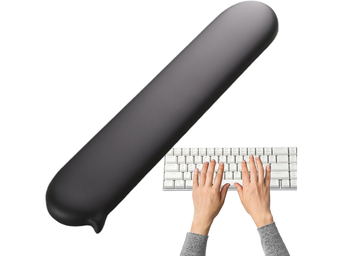 Apoio De Pulso Para Teclado Almofada Antiderrapante Lavável E Portátil, Suporte Para Teclado | Par Vayotoy