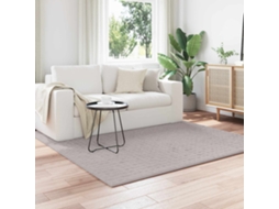 Vidaxl Tapetes De Área Quadrado Sirolo Areia 120 X 120 Cm Poliéster