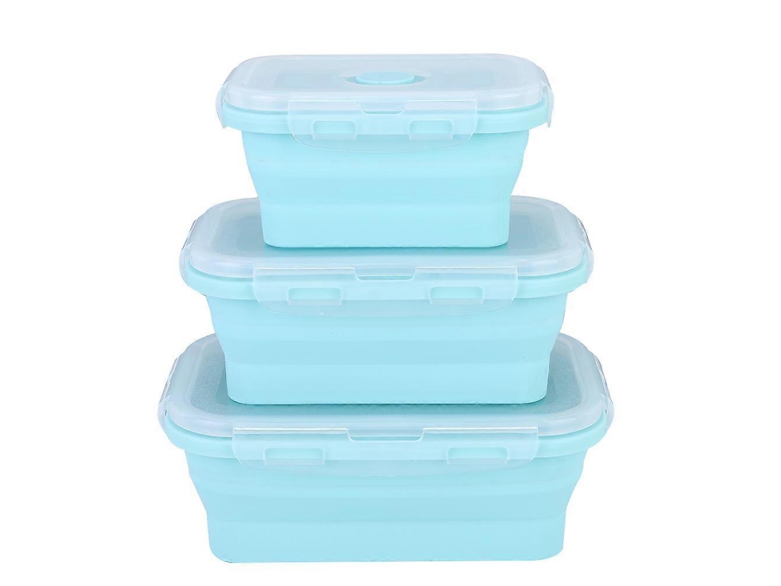 Lancheira De Silicone Dobrável Para Armazenamento De Alimentos, Ideal Para Viagens Ao Ar Livre E Piqueniques. Olysi Shop