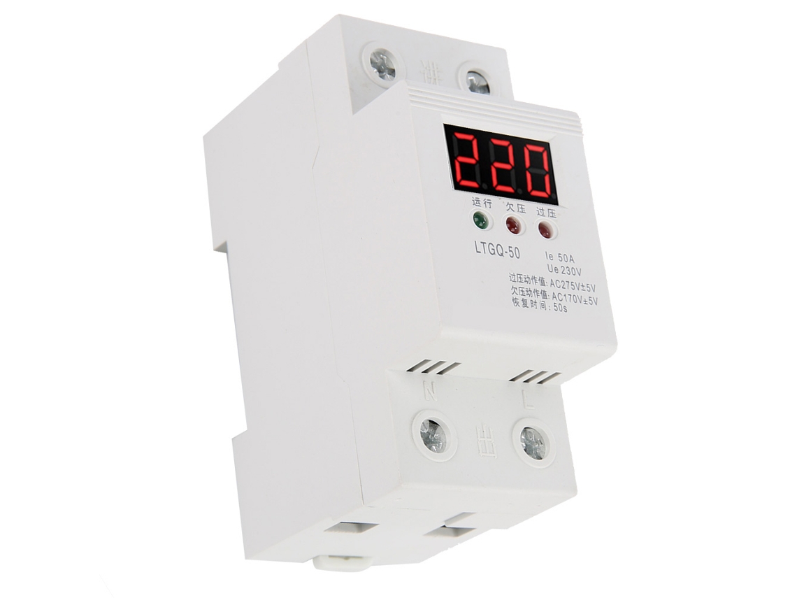Laxiscreed Relé De Subtensão Automático 230v Ac Para Proteção E Monitorização De Tensão