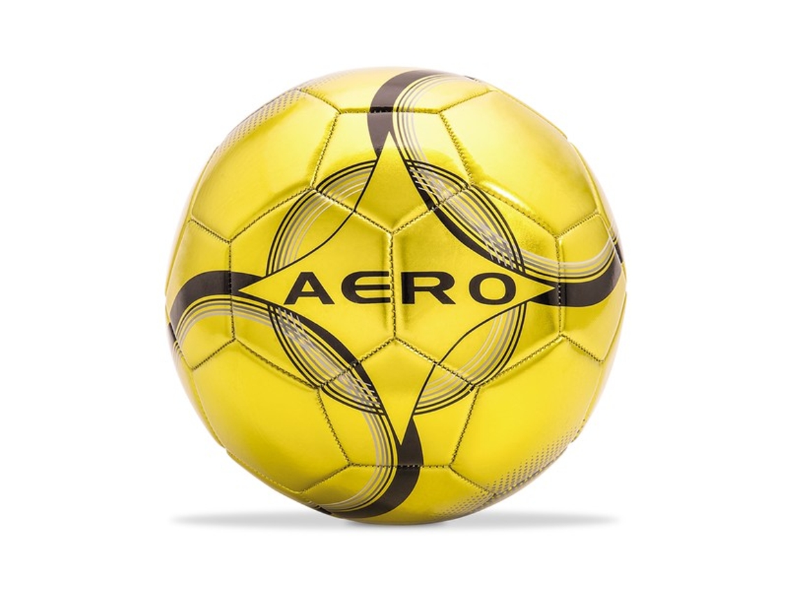 Bola de futebol Mondo Toys Metallic Yellow Aero