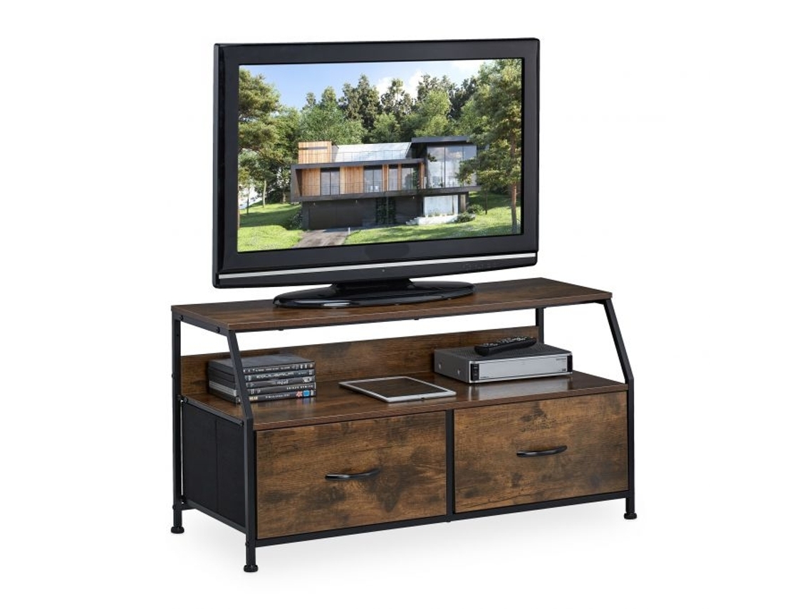Mesa De Tv Em Estilo Industrial B2x