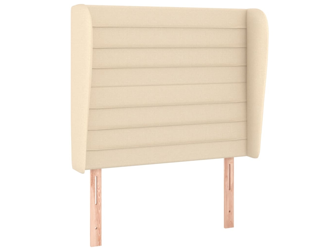 Headboard, Headboards Vidaxl Creme Tecido (83 X 23 X 118/128 Cm)