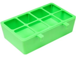 Alimentador para Gaiola de Pássaros Inoomp, Suporte para Alimentos para Papagaios e Periquitos, Caixa de Alimentação,, CHABERLU