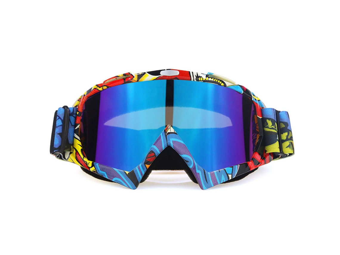 Óculos de Motocross, Proteção Impermeável para Moto, Terra e ATV S/MARCA