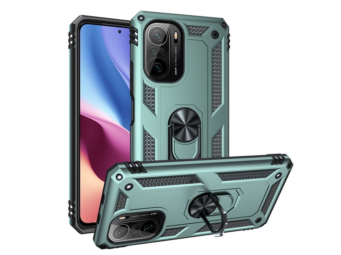 Suporte Magnético Para Capa De Celular Resistente A Quedas De Nível Militarverde, Redmi Note 13 5g