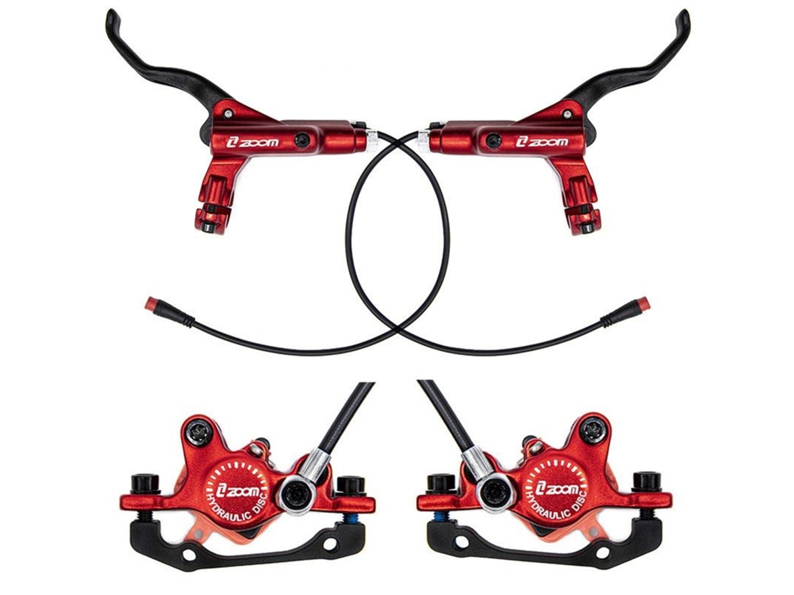Kit De Freio Hidráulico Cr-3 Vermelho Dianteiro R Traseiro L [zoom]