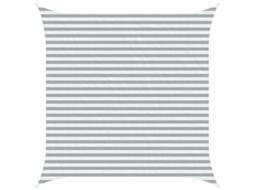 Conjunto 1 Sombra De Sol Vidaxl Cinzento-claro Poliéster (3,6 X 3,6 M)