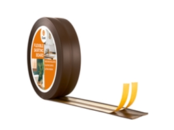 Rodapé Flexível Autoadesivo 15x15 Mm, Pvc, Flexível, Castanho Escuro, 20 M