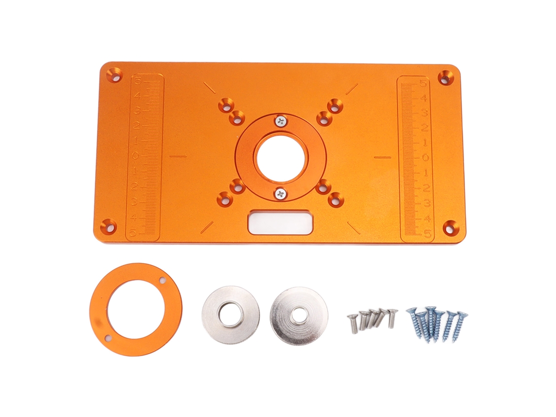 Laxiscreed Placa De Inserção Para Mesa De Roteador Em Liga De Alumínio, Compatível Universalmente