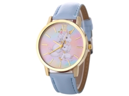 Reloj De Cuarzo Elegante Para Hombre Y Mujer, Estilo Casual, Color Azul Claro