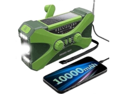 10000mah Rádio de Emergência, Manivela Solar GOKOCO