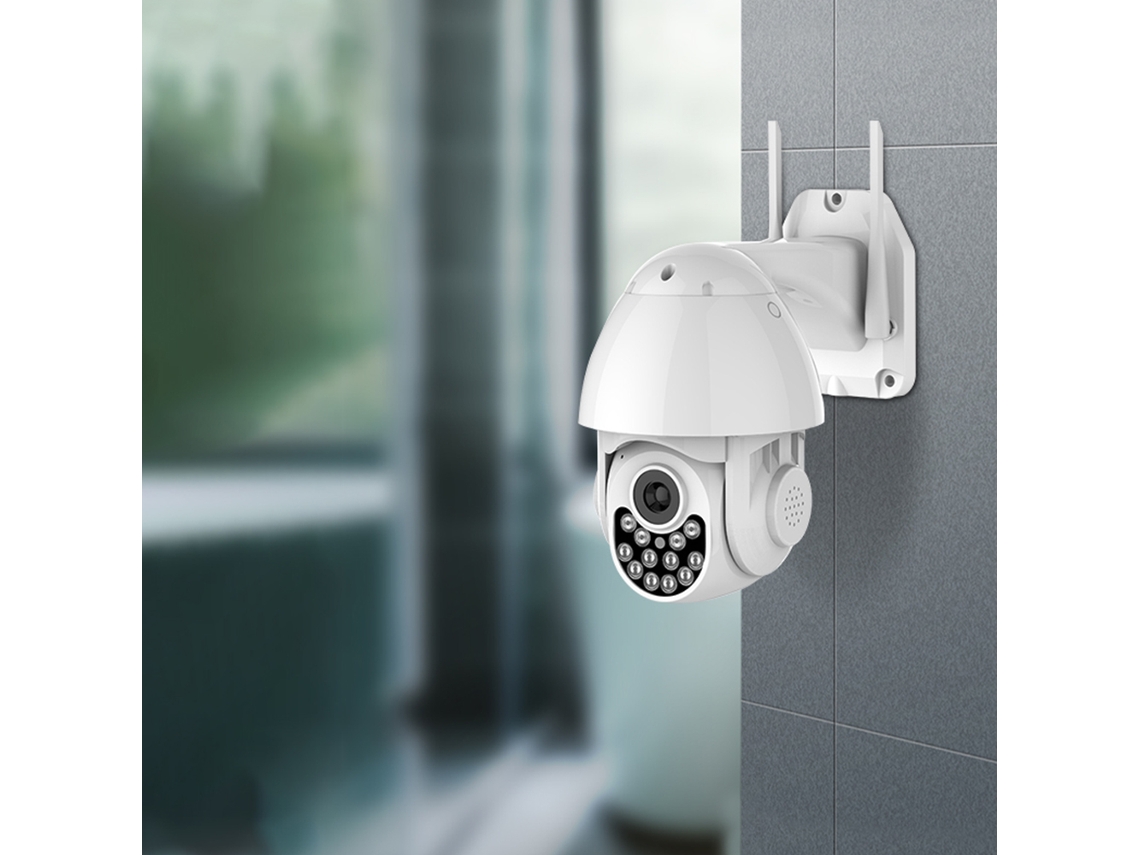 Câmera De Segurança Exterior Wifi 3.0mp Com Visão Noturna Em Cor, Áudio Bidirecional, Ip66 E Plug Eua.