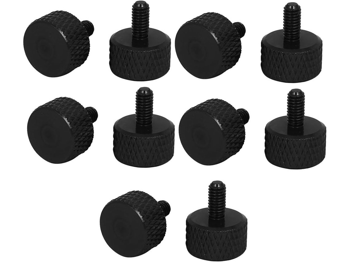 Parafusos Serrilhados De Liga De Alumí, M3x6mm, Aexit, 10 Unidades, Pu