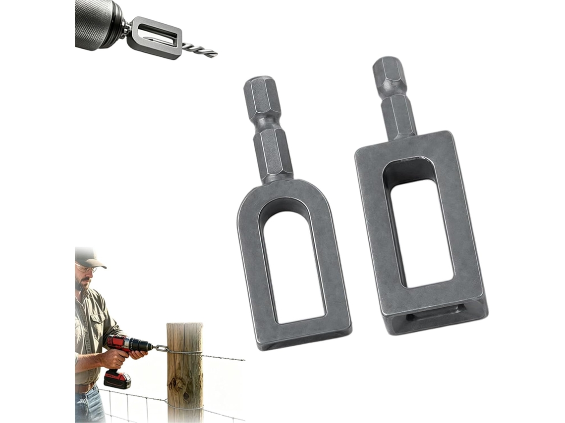 Para Torcer Arame Com Haste De 6 Mm (1/4"), Nó Que Esforço Cerca Calibre 9 E 11 (2 Peças)