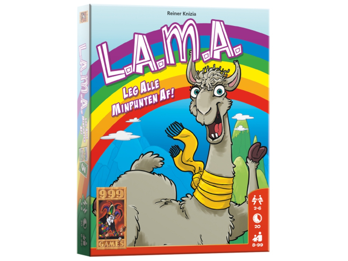 Jogo de cartas 999 GAMES L.A.M.A. (8 anos)