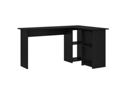 Conjunto 1 Mesa Moderna Vidaxl Preto Derivados De Madeira (142 X 102 X 73 Cm)