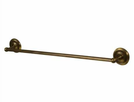 Suporte de Toalhas de Banho Simples de Latão Antigo, Montagem na Parede de 460mm, Banheiro em Zamak