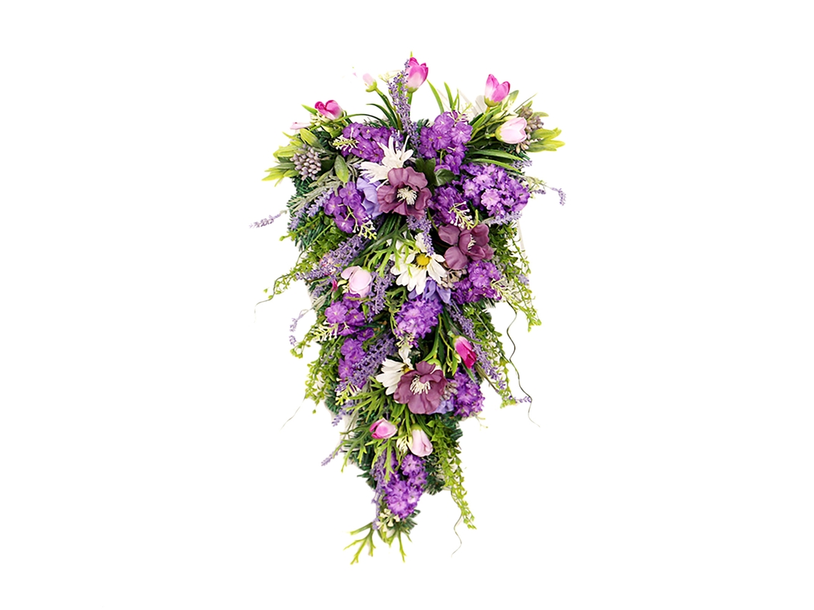 Guirlanda de Flores Artificiais para Porta, 40cm LAXISCREED