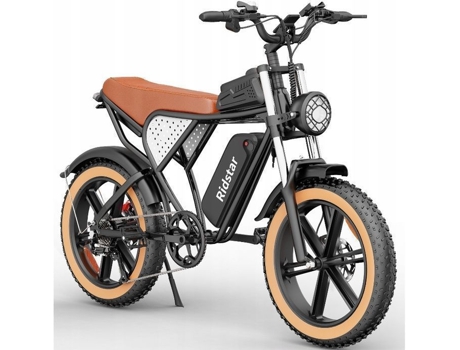 Vtt Bicicleta Elétrica Ridstar Q20 Luxe 1000w 48v20ah 50kmh 20 7 Velocidades Marrom Snow Sand City College Adultos Homens Mulheres Presentes