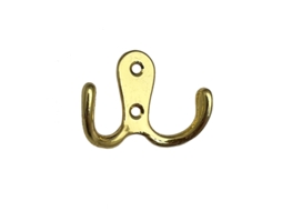 Conjunto De 6 Ganchos De Parede Retrô (dourado)