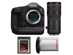 Eos R1 + Rf 70 200mm F/2.8 L Is Usm Z Preto + 1 Sandisk 64gb Extreme Pro Cfexpress Type B + Canon Lp e19 + Ebook Pricedirect CANON