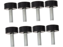 Doitool Pés Niveladores Ajustáveis Para Móveis E Pernas De Ferro Reforçadas Com Parafusos, Conjunto De 8 Peças Com