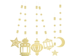 Conjunto De 6 Pingentes Decorativos Para Pendurar, Ideais Para O Eid, Ramadã E Outras Festas.